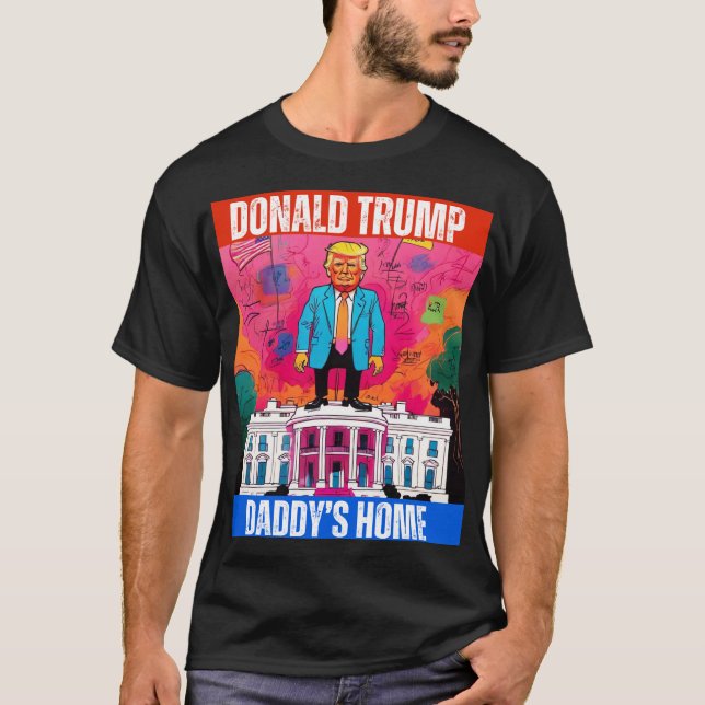 DONALD TRUMP- PAPPOR HOME T SHIRT (Framsida)