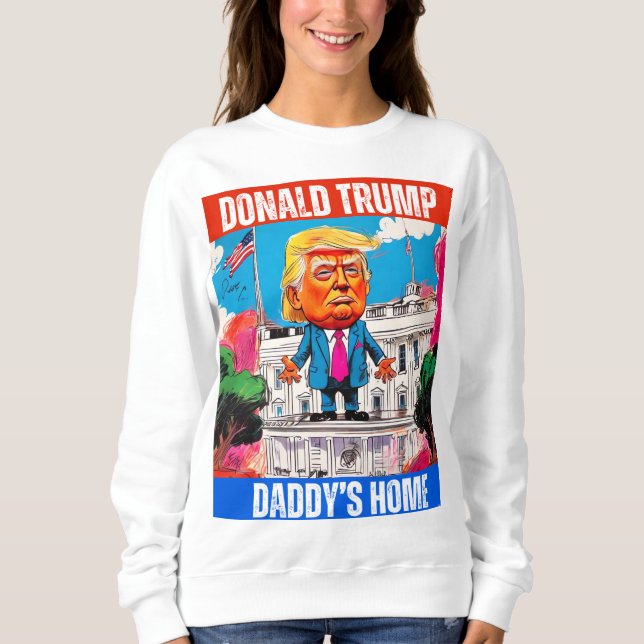 DONALD TRUMP - PAPPOR HOME T SHIRT (Framsida)