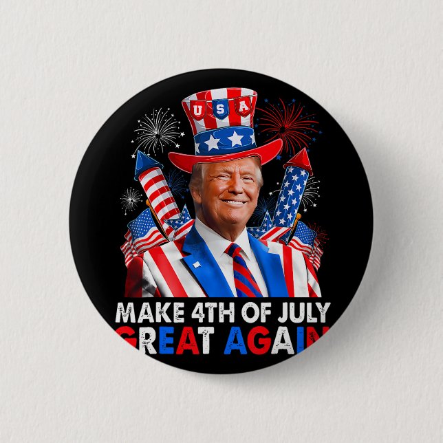 Donald Trump Patriotic Fireworks, 4:e juli G Knapp (Framsida)