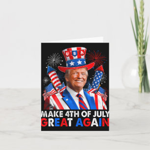 Donald Trump Patriotic Fireworks, 4:e juli G Kort
