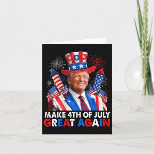 Donald Trump Patriotic Fireworks, 4:e juli G Kort