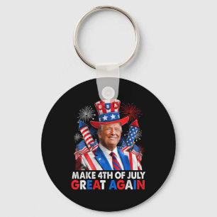 Donald Trump Patriotic Fireworks, 4:e juli G Nyckelring