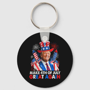 Donald Trump Patriotic Fireworks, 4:e juli G Nyckelring
