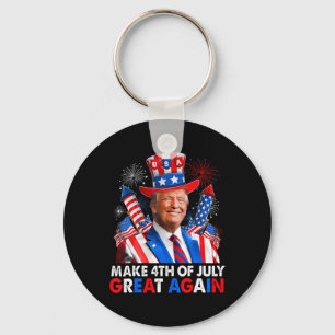 Donald Trump Patriotic Fireworks, 4:e juli G Nyckelring