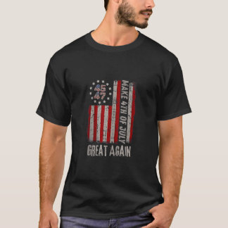 Donald Trump Patriotic Fireworks, 4:e juli G T Shirt