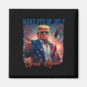 Donald Trump Patriotisk Fyrverkeri Gör 4 Juli G Magnet
