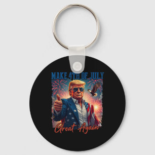 Donald Trump Patriotiska Fyrverkeri Gör 4 Juli G Nyckelring