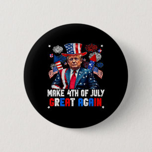 Donald Trump Patriotiska Fyrverkerier Gör 4:e Juli Knapp