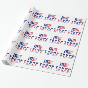 Donald Trump Pence 2016 Val Kampanj Presentpapper