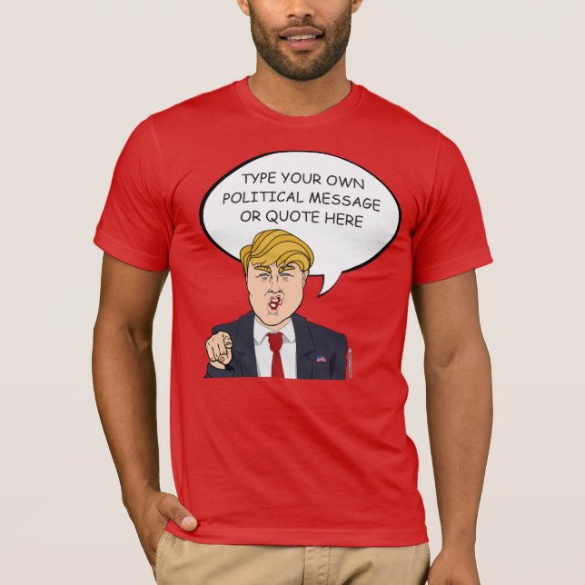 Donald Trump personligmeddelande Tee (Framsida)