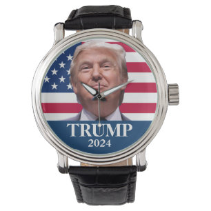 Donald Trump Photo 2024 Behålla America Underbar Armbandsur