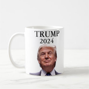 Donald Trump Photo President 2024 Decal Kaffemugg