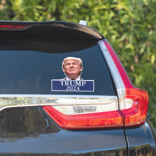 Donald Trump Photo President 2024 Decal Klistermärken