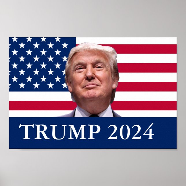 Donald Trump Photo - President 2024 Poster (Framsidan)