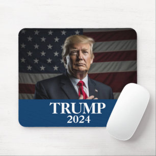 Donald Trump Photo - Trump 2024 Behålla America Un Musmatta