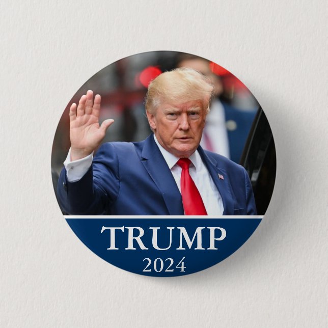 Donald Trump Photo - Trump 2024 Knapp (Framsida)