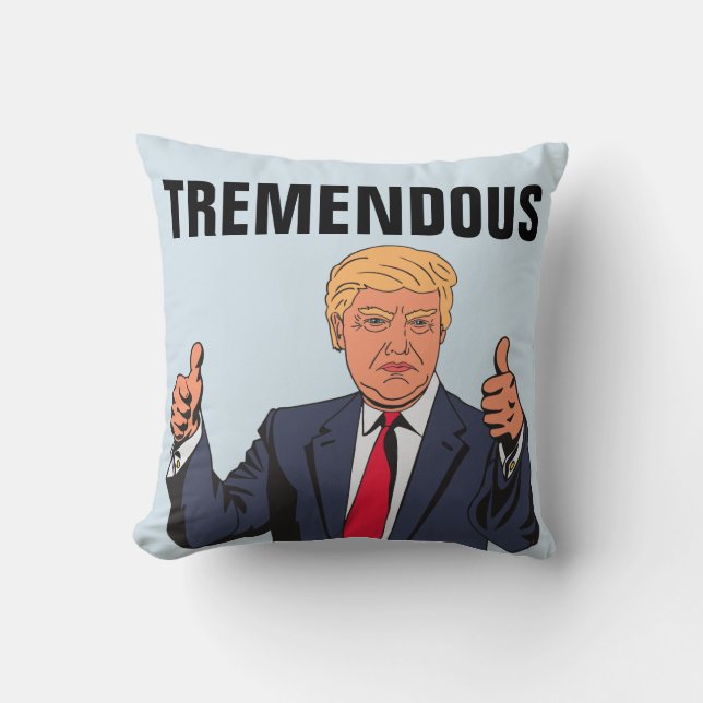 DONALD TRUMP PILLOWS, TREMENDOUS KUDDE (Framsida)