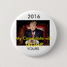 Donald Trump Pinback 2016 knäppas