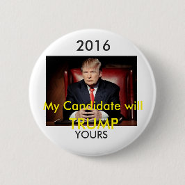 Donald Trump Pinback 2016 knäppas Knapp