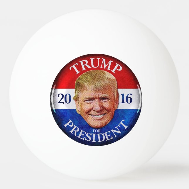 DONALD TRUMP PING PONG BOLL (Baksidan)