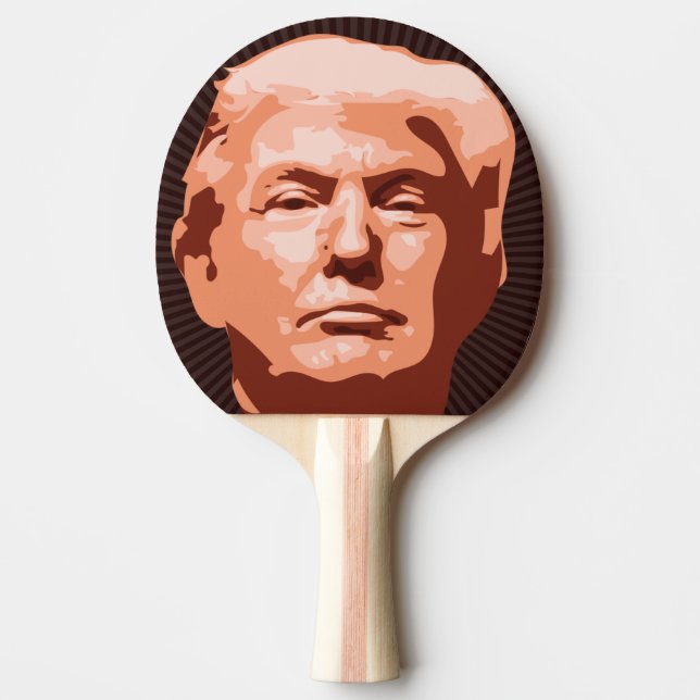 DONALD TRUMP PING PONG PADDLE PINGISRACKET (Framsidan)