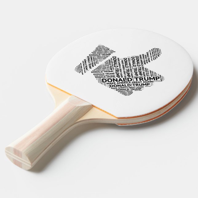 Donald Trump Pingisracket (Frontvinkel)