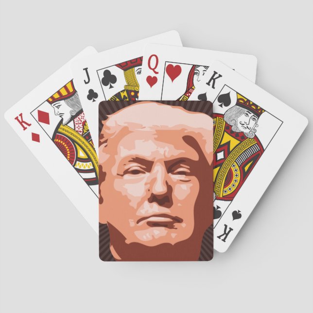 DONALD TRUMP PLAYING CARDS CASINOKORT (Baksidan)
