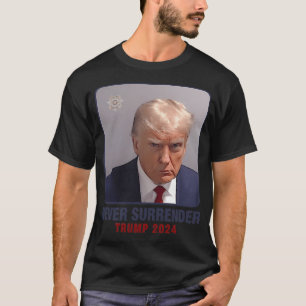 Donald Trump Police Mugshot Photo Not Guilty 45-4 T Shirt