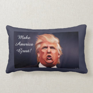 Donald Trump Polyester Lumbar Pillow 13 x 21 tum Lumbarkudde