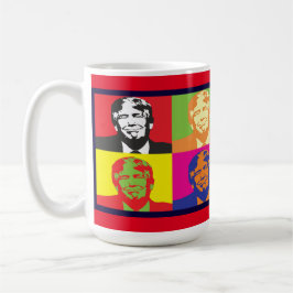 Donald Trump Pop Art Classic White Mugg