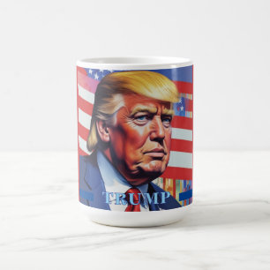 Donald Trump Pop Art Kaffemugg