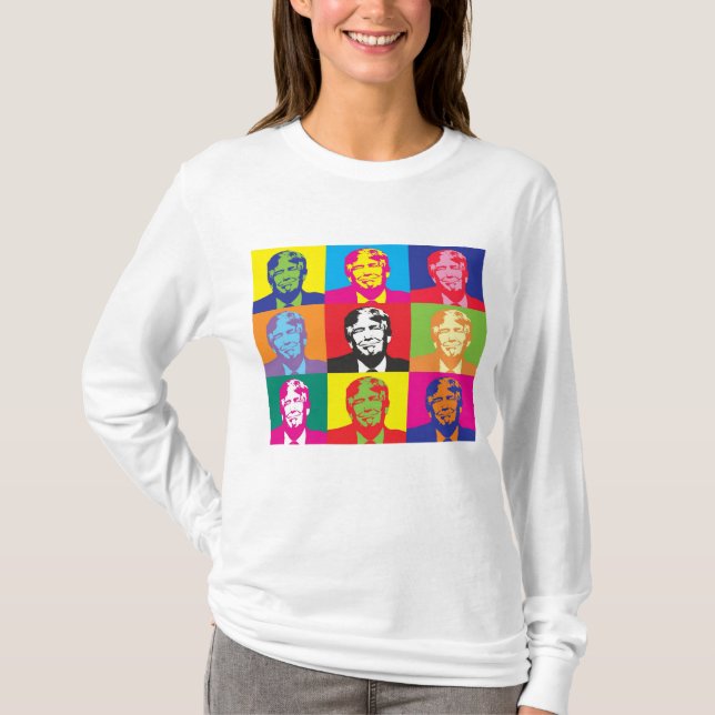 DONALD TRUMP POP ART T-shirts (Framsida)