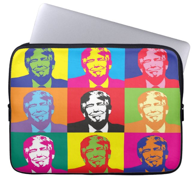 DONALD TRUMP POPART LAPTOP SLEEVE (Framsidan)