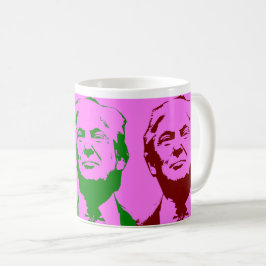 Donald Trump popkonst röstar trumf 2020 Kaffemugg