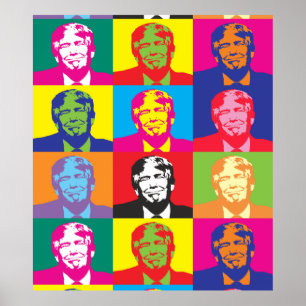 Donald Trump-popup-värde Poster Pappert