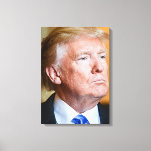 Donald Trump Porträtt Canvastryck