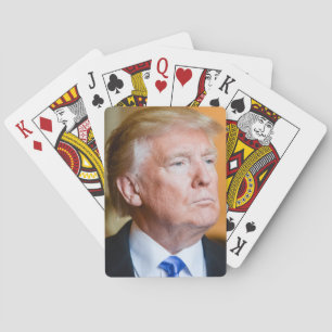 Donald Trump Porträtt Casinokort