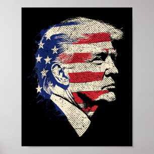 Donald Trump Porträtt Poster