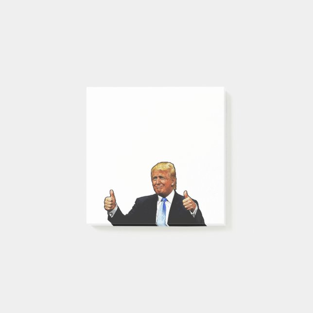 DONALD TRUMP POST IT NOTES POST-IT BLOCK (Framsida)