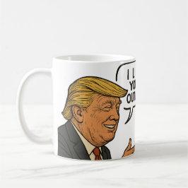 Donald Trump Praises Zelenskys Formal Kostym Kaffemugg