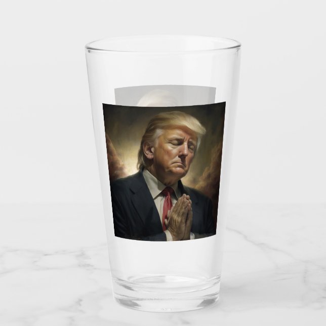 Donald Trump Pray for America Glaskopp (Framsida)