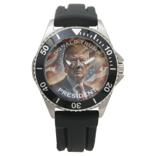 Donald Trump PRESdent Porträtt Armbandsur