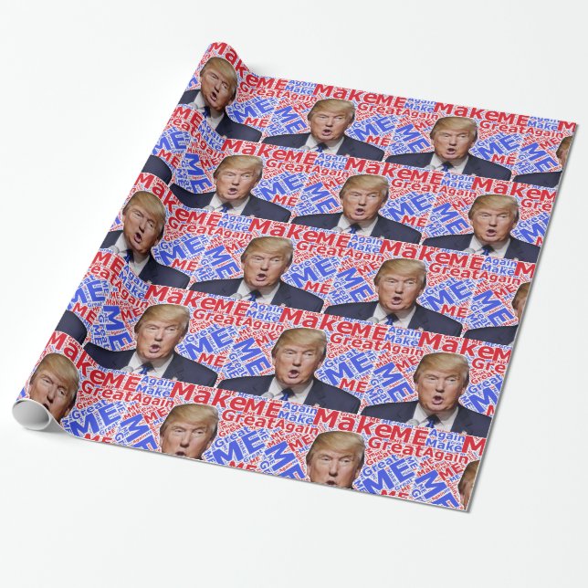 Donald Trump Presentpapper (Utrullad)