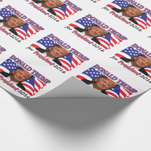 Donald Trump Presentpapper (Hörn)