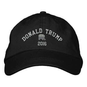 Donald Trump - President 2016 2020 GOP elefant Broderad Keps