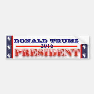 Donald Trump president 2016 Bildekal