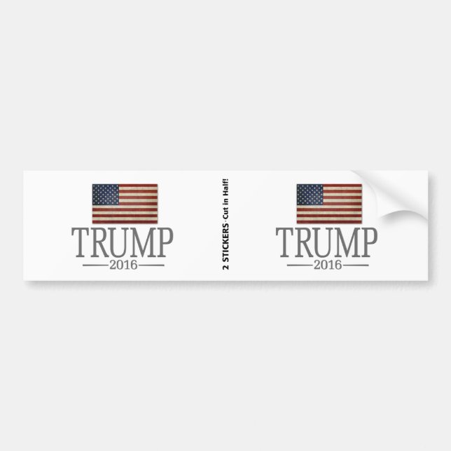 Donald Trump - President 2016 Bildekal (Framsidan)