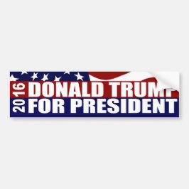 DONALD TRUMP President 2016 Bildekal