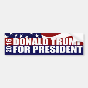 DONALD TRUMP president 2016 Bildekal