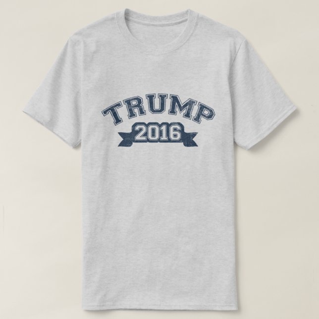 Donald Trump President 2016 Collegiate T-shirt (Design framsida)